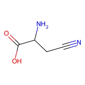 beta-Cyanoalanine structure