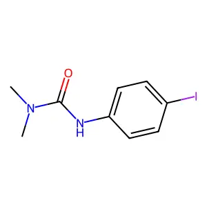 Urea, N'-(4-iodophenyl)-N,N-dimethyl- structure