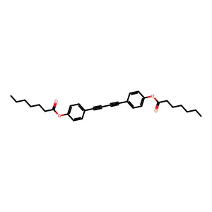 4,4'-Diheptanoyloxydiphenyldiacetylene structure