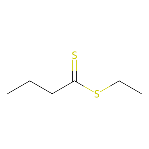 Ethyl butanedithioate structure