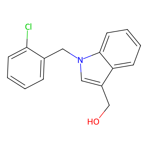 [1-(2-Chloro-benzyl)-1H-indol-3-yl]-methanol structure