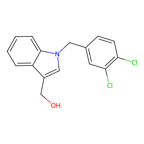 [1-[(3,4-Dichlorophenyl)methyl]indol-3-yl]methanol structure
