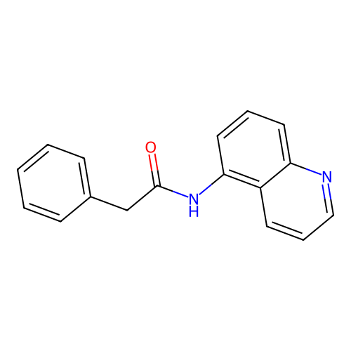 2-phenyl-N-(quinolin-5-yl)acetamide structure