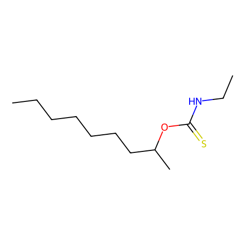 O-nonan-2-yl Ethylaminomethanethioate structure