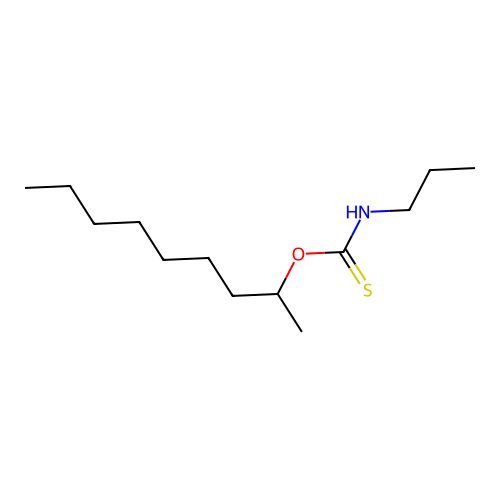 O-nonan-2-yl Propylaminomethanethioate structure