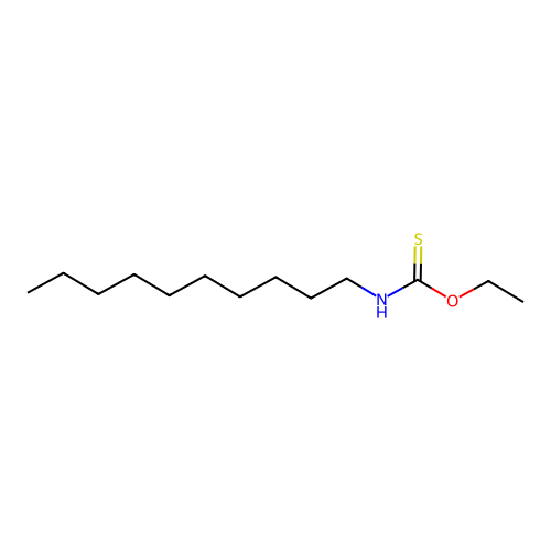 O-Ethyl (decylamino)methanethioate structure