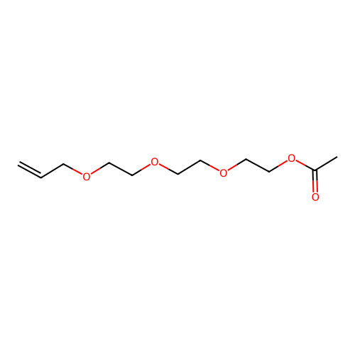 三乙二醇单烯丙基醚乙酸酯 structure