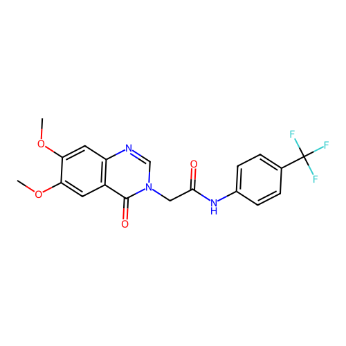 C19H16F3N3O4 structure