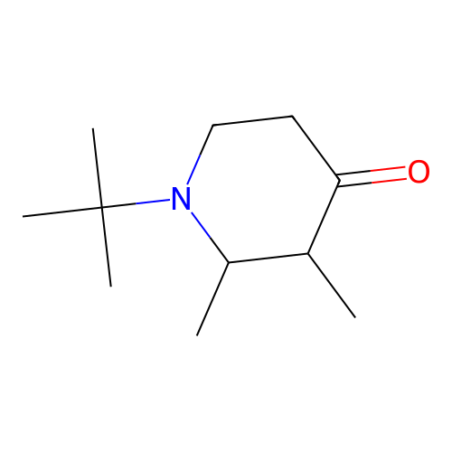 Piperidin-4-one, 1-tert-butyl-2,3-dimethyl- structure