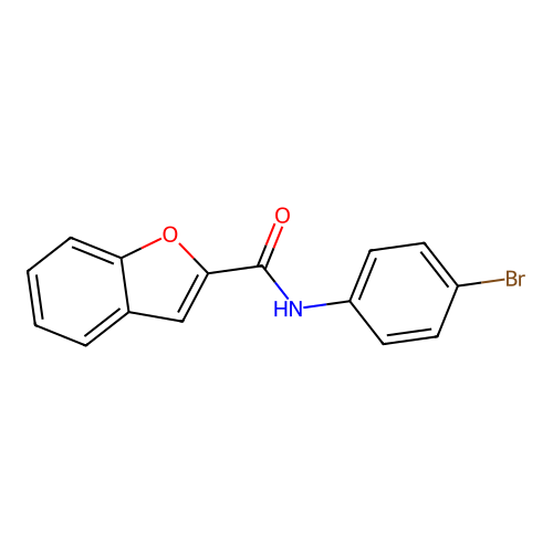 N-(4-Bromophenyl)benzofuran-2-carboxamide structure