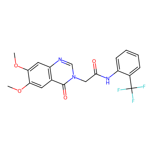 C19H16F3N3O4 structure