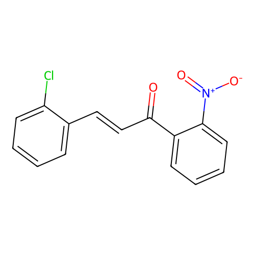 3-(2-Chlorophenyl)-1-(2-nitrophenyl)prop-2-en-1-one structure