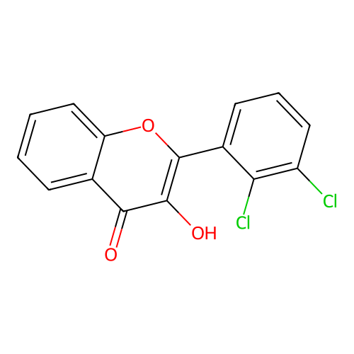 2-(2,3-Dichlorophenyl)-3-hydroxychromen-4-one structure