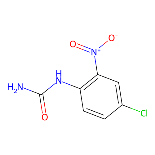 4-Chloro-2-nitrophenylurea structure