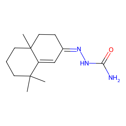 [(4a,8,8-trimethyl-4,5,6,7-tetrahydro-3H-naphthalen-2-ylidene)amino]urea structure