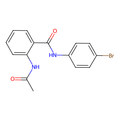 2-acetamido-N-(4-bromophenyl)benzamide structure