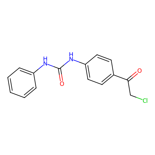 N-[4-(Chloroacetyl)phenyl]-N'-phenylurea structure