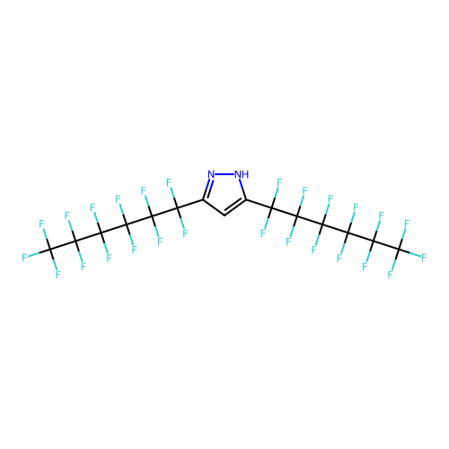 3,5-Bis(perfluorohexyl)pyrazole structure