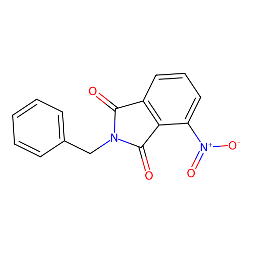 2-Benzyl-4-nitro-isoindole-1,3-dione structure