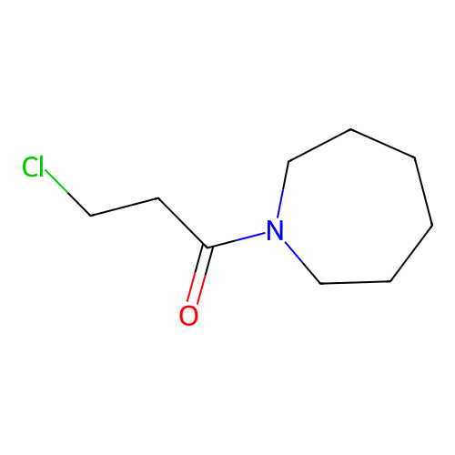 1-(Azepan-1-yl)-3-chloropropan-1-one structure