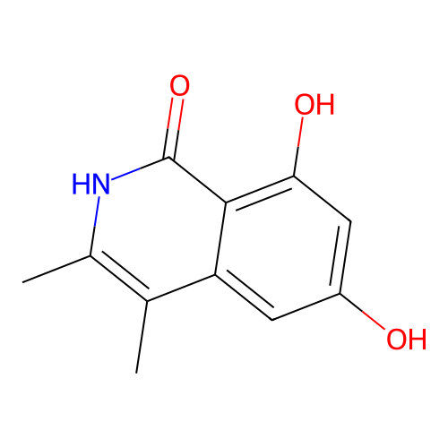 6,8-Dihydroxy-3,4-dimethyl-2h-isoquinolin-1-one structure