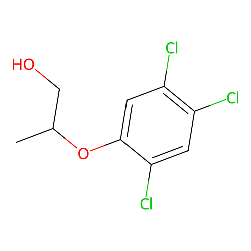 2-(2,4,5-Trichlorophenoxy)-1-propanol structure