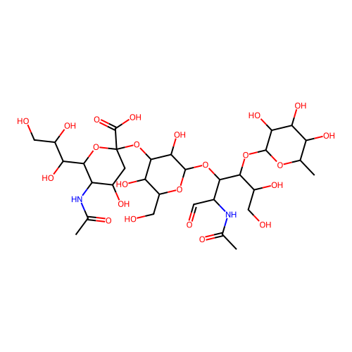 Sialyl Lewis A, Sodium Salt structure