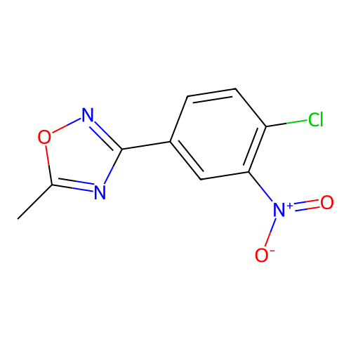 3-(4-Chloro-3-nitrophenyl)-5-methyl-1,2,4-oxadiazole structure