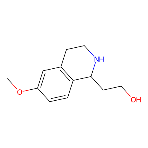 2-(6-Methoxy-1,2,3,4-tetrahydroisoquinolin-1-yl)ethanol structure