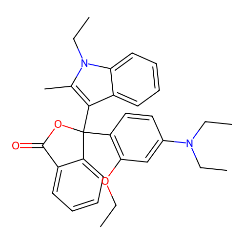 3-(4-Diethylamino-2-Ethoxyphenyl)-3-(1-Ethyl-2-Methylindol-3-yl)Phthalide structure