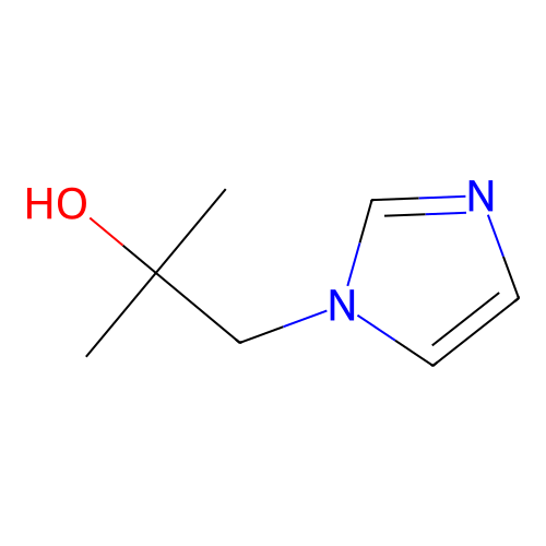 1-(2-Hydroxy-2-methylpropyl)imidazole structure