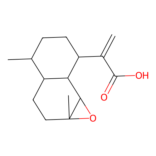 Epoxyarteannuinic acid structure
