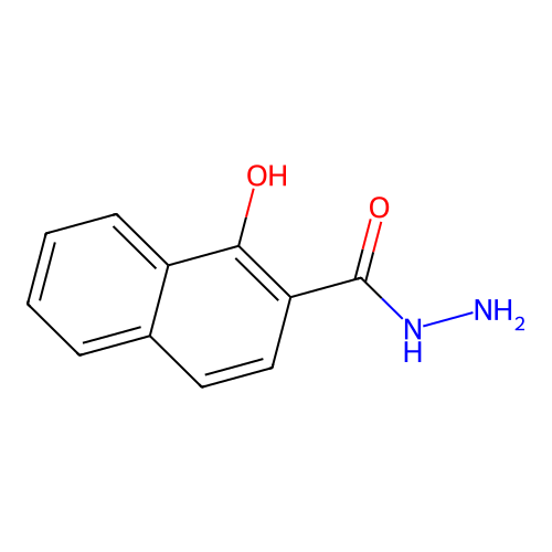1-Hydroxy-2-naphthohydrazide structure