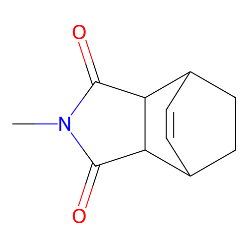 4-Methyl-4-azatricyclo[5.2.2.02,6]undec-8-ene-3,5-dione structure