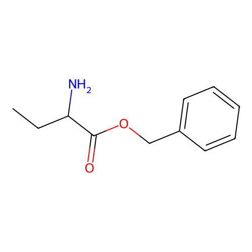 Benzyl a-aminobutyrate structure