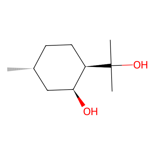 (1R,2S,4R)-2-Hydroxy-alpha,alpha,4-trimethylcyclohexanemethanol structure