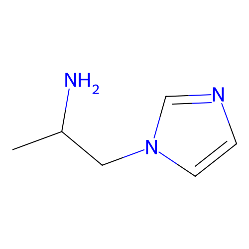 1-(1H-imidazol-1-yl)propan-2-amine structure