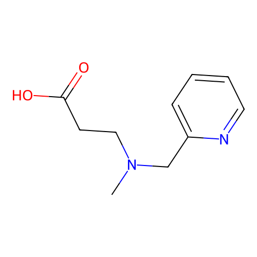 3-{Methyl[(pyridin-2-yl)methyl]amino}propanoic acid structure