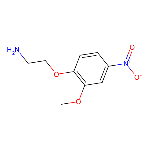 [2-(2-Methoxy-4-nitrophenoxy)ethyl]amine hydrochloride structure