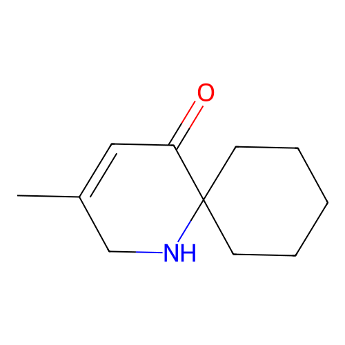 3-Methyl-1-azaspiro[5.5]undec-3-en-5-one structure