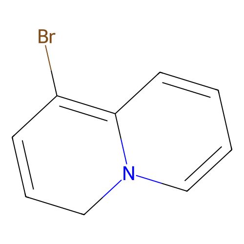 1-bromo-4H-quinolizine structure