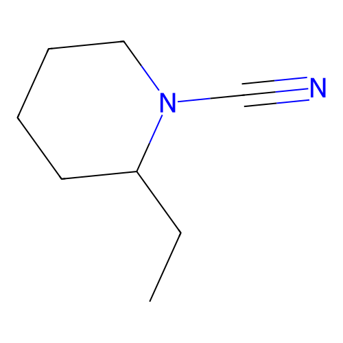 2-Ethylpiperidine-1-carbonitrile structure