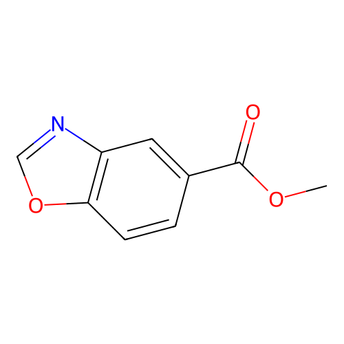 Methyl 1,3-benzoxazole-5-carboxylate structure