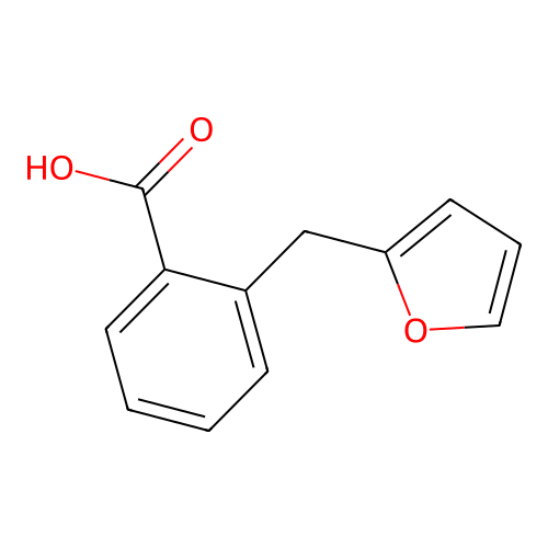 2-(2-Carboxybenzyl)furan structure