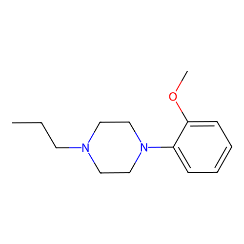 1-(2-Methoxyphenyl)-4-propylpiperazine structure