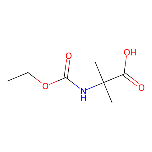 n-(Ethoxycarbonyl)-2-methylalanine structure