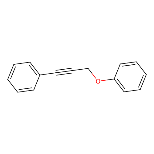 (3-Phenoxyprop-1-yn-1-yl)benzene structure