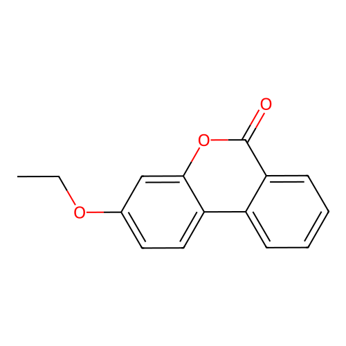 3-ethoxy-6H-benzo[c]chromen-6-one structure