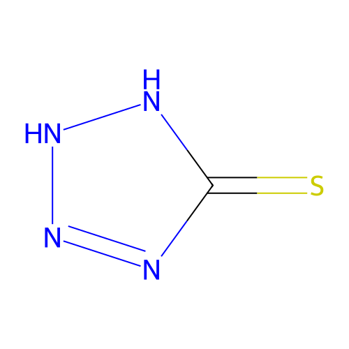 5H-Tetrazole-5-thione, 1,2-dihydro- structure