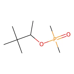 Pinacolyl dimethylphosphinate structure